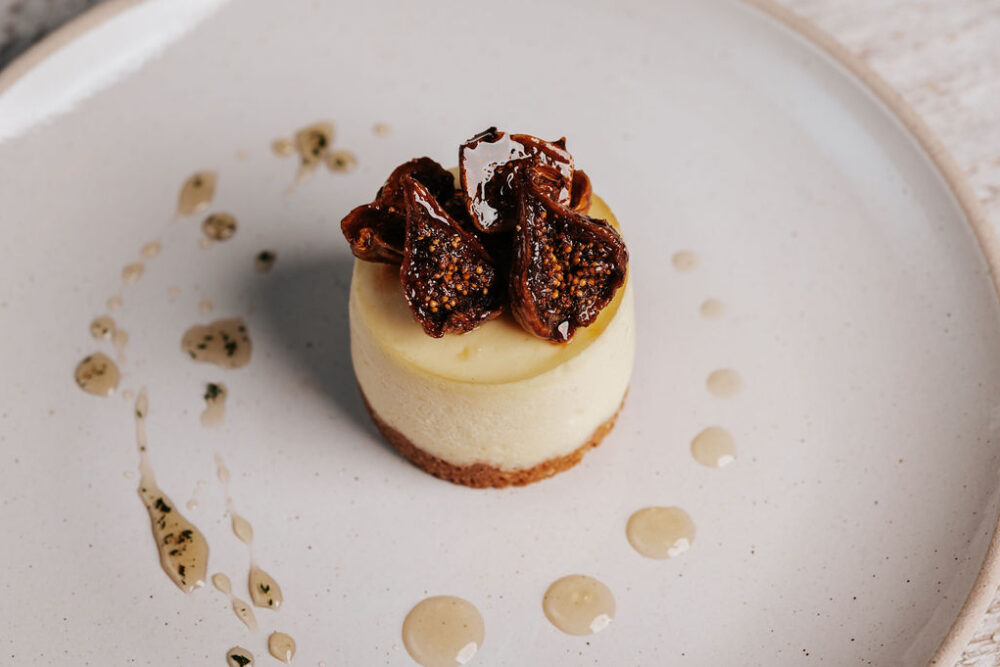 Fig & Goat Cheese Cheesecake