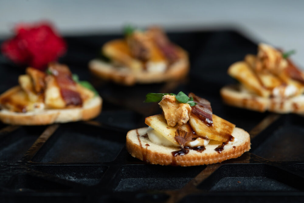Peach Crostini