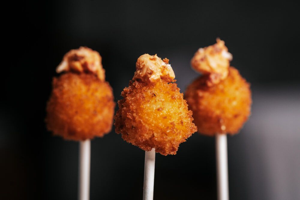Pimento Mac & Cheese Lollipop