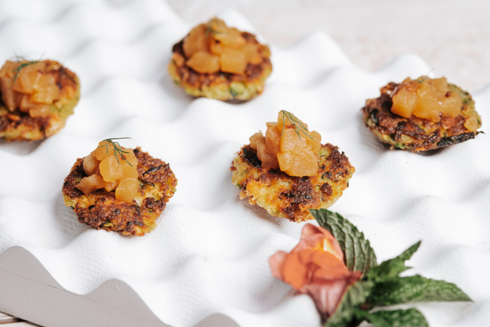 Zucchini Feta Latkes